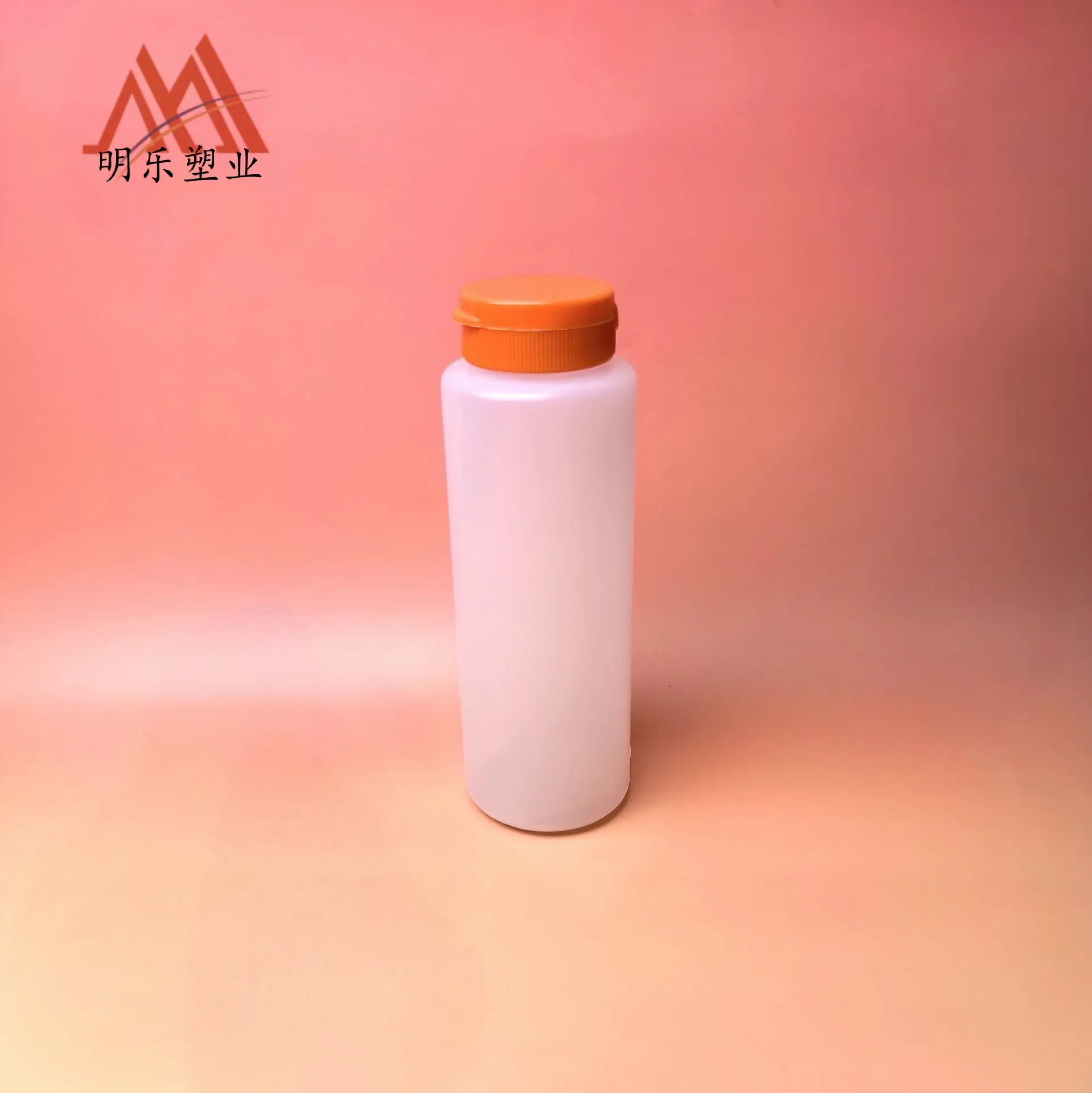 250-300ML直筒圆广口LDPE翻盖瓶(38-400)0
