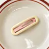 Pinza para el pelo de color caramelo pinza bb para niños pinza para flequillo deshilachado pinza de pico de pato pinza para el pelo pinza famosa de internet para niñas tocado