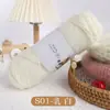 Bola de Hilo de Terciopelo Ardilla 75g Pelo Largo Seda Brillante Grosor Medio Aguja de Crochet Manualidades Sombrero Bufanda Mayoreo