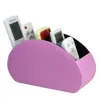 Caja de almacenamiento creativa de cuero para escritorio de oficina, organizador de cosméticos, multiusos, caja de almacenamiento para control remoto LG8130