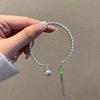 Pulsera de cascabeles con borla paso a paso pienso en estilo antiguo cuentas redondas pulsera de cascabeles con borla amigas pareja