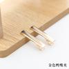 Pinza cuadrada de pico de pato, material para pinzas para el cabello, accesorios para el cabello hechos a mano, pinza BB, pinza lateral, horquilla, pinza cuadrada, pinza de pico de pato, tocado