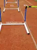 Nuevas vallas flexibles modulares, ajustables, desmontables y desconectables para competiciones de atletismo.