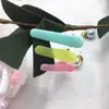 Pinza de pico de pato de color gelatina de moda para niños con clip de boca puntiaguda, pasador de color lindo, salida de fábrica
