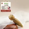 Sándalo Morado Doble Cara Cuerno Perla Raspador de Ojos Hogareño Portátil Pequeño Portátil Especial para Damas Palo de Masaje Fábrica Listo para Enviar Personalización