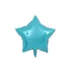 Balão Metalizado Hongxiang 18 polegadas Formato Coração Estrela de Cinco Pontas Roxo Creme Placa Clara Decoração de Festa de Aniversário
