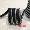Cordoncillo para madre e hijo con ribete de hilo dorado y plateado, con cordón de ribete acolchado, cordón decorativo para cortina, cordón decorativo de piel dorada y piel plateada, accesorios