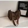 Bolso Grande de Estampado Leopardo Vintage para Mujer 2026 Otoño/Invierno Nuevo Bolso de Hombro Único Bolso Cruzado de Moda para el Trabajo
