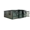 Contenedor Plegable Móvil de Oficina para Sala de Estar Supermercado con Doble Ala Expandible Desmontable