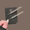 Pinza para el Cabello Simple de Pedrería Estilo Ins Clip para Flequillo de Aleación Pinza para el Cabello Accesorio para el Cabello Estilo Coreano Pinza Lateral Nuevo Modelo 2026