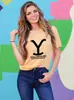 Amazon Comercio Electrónico Transfronterizo Sitio Independiente Nuevo 2024 Camiseta Estampada Yellowshone Dutton Ranch