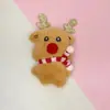 Serie Navideña Creativa Muñeco Relleno de Algodón Llavero Colgante Accesorios de Joyería Accesorios para Ropa Bolsas Accesorios Decorativos