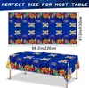 Mantel para Fiesta de Superhéroes Azul Rosa Vengadores Celebración de Cumpleaños Infantil Cubierta de Mesa de Fábrica