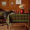 Toalha de Mesa Estilo Natal e Ano Novo, Toalha de Mesa Longa Impermeável e à Prova de Óleo, Uso Doméstico e em Restaurantes, Toalha de Mesa Decorativa para Melhorar o Ambiente