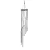Carrillón de Viento Metálico 12 Tubos de Aluminio Colgante para Balcón Patio Templo Bendición Decoración Colgante Carrillón de Viento Conmemorativo Venta al por Mayor Transfronteriza