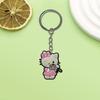 Llavero creativo de la serie Hello Kitty de AliExpress. Pequeño regalo. Llavero de coche de moda.