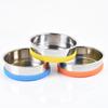 Bacia de comida de cachorro antiderrapante de aço inoxidável para animais de estimação, bacia de água para gatos, tigela pequena para cachorro, lanches, tigela de arroz antiderrapante, suprimentos para animais de estimação ##