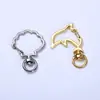 Llavero con Hebilla de Forma Especial Joyería Accesorios Manualidades Hebilla de Conexión Llavero con Forma de Corazón Anillo Colgante Pequeño Gancho de Hebilla