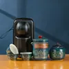 Juego de Té de Viaje, Portátil y Rápido, Juego de Té para Coche y Exteriores, Souvenir de Negocios, Juego Portátil de Té para Negocios