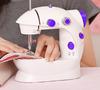 Máquina de coser eléctrica doméstica transfronteriza portátil de escritorio eléctrica Mini suministro con luz máquina de coser generación