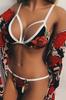 S0366 Moda Amazon Comércio Exterior Celebridade da Internet Europeu e Americano Sexy Bordado Sem Fio Conjunto de Lingerie Sexy Feminina