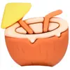 Série de praia mais vendida transfronteiriça tampa de caneta borracha macia PVC fruta do oceano figura decoração de ponta de caneta extensão tampa protetora