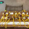 Hueso de Camello Estilo Tíbet Accesorio DIY de Tres Vías Separador para Pulsera Cuerda para Tejer Colgante Accesorio Creativo