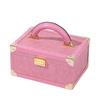 Caja de Regalo Plegable de Lujo Ligero, Acompañamiento Portátil de Gama Alta para Inauguración de Casa, Caja de Regalo Estilo Ins, Caja de Cuero, Caja Vacía, Personalización al por Mayor