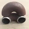 Tubo de Joelho Curvo Grande Sem Costura de Aço Inoxidável, Grande Diâmetro, Espessura de Parede Estendida, Joelho Industrial de Raio Grande, Tubo de Joelho de Aço Inoxidável 304