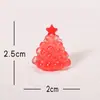 Árvore de Natal Pequena Luminosa Transfronteiriça de Uva Micro Paisagem Natalina Paisagismo de Neve Pequenos Enfeites Gadgets DIY de Natal