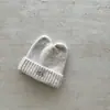 Gorro de Invierno Yipan para Niños con Orejas de Gato Color Sólido Ins Niños Niñas Gorro de Punto Cálido Protección para Orejas Gorro de Punto para Bebé