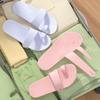 Nuevas Pantuflas Plegables de Punta Abatible para Viaje, Hogar, Interiores, Pantuflas de Mujer, Uso en Exteriores, Ligeras, Portátiles, Sandalias Antideslizantes para Mujer, Verano