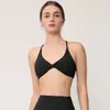 Sujetador Deportivo para Mujer Cruzado Retorcido Espalda Bonita Yoga Deporte Fitness Pilates Sujetador de Tirantes a Prueba de Impactos Transpirable que Absorbe el Sudor