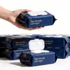 Toallitas Húmedas de Limpieza Personalizadas, Toallitas Húmedas Desechables para el Hogar, Paquete Grande de 80 Toallitas para Limpiar Manos y Cuerpo, Toallitas Húmedas Especiales para Manos y Boca de Bebé