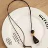 Nuevo Collar con Colgante Irregular Estilo Chino para Mujer, Cadena Larga para Clavícula Estilo Retro, Cordón Decorativo, Accesorio de Verano