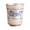 Juego de Té de Lujo Ligero de Plata 999 Taza de Té de Cerámica Taza Maestra Copa Campana Monta Dragón Nube Taza Especial para Degustación de Té