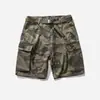 Shorts de Trabajo Camuflados para Hombre Marca de Moda Rectos Pantalones Deportivos de Moda Sueltos de Cinco Puntos Pantalones Casuales Pantalones de Hombre en stock
