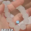 Cielo Estrellado Luminoso Alrededor del Dedo Pulsera de Color Suave Degradado Compañero de Juegos Estudiante Mejor Amigo Pulsera Fluorescente Xiaohongshu Cuentas Transparentes Heladas Degradadas