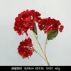 Boda rojo floral flor artificial decoración de boda china flor falsa arreglo de suelo adornos de escenario ramo flores de boda