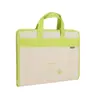 Bolsa de arquivo de tecido A4 Bolsa de órgão de tecido Pasta multicamadas Bolsa de zíper de estudante Bolsa de órgão