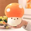 Muñeco de Hongo con Expresión Linda de Dibujos Animados Juguete de Peluche Muñeco de Hongo Rojo Llavero Colgante para Bolso de Niñas