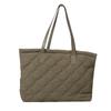 Bolso de Mujer de Otoño e Invierno de superficie suave de gran capacidad 2023 nuevo estilo occidental bolso de hombro portátil simple para ir al trabajo bolso tote de ropa de algodón