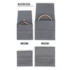 Fábrica Atacadista de Sacos de Veludo de Microfibra, Personalizáveis com Logo, Estilo Envelope com Tampa Flip-Top, Sacos para Armazenamento de Pulseiras, Sacos para Joias, Venda Direta