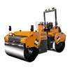 Fabricante Original Compactador de Solo Vibratório de Rodas Duplas de Aço Pequeno para Compactação de Terra, Compactador de Solo Vibratório de Dupla Tração de 6 Toneladas 8 Toneladas