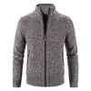 Otoño e invierno 2023 nuevo cárdigan transfronterizo para hombre talla grande suéter grueso Amazon Moda cuello alto suéter multicolor