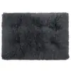 Cama de Peluche Acogedora para Perros y Gatos Caliente Alfombrilla para Dormir de Invierno Suave Cómodo Cojín Peludo para Mascotas Perfecto para Ropa de Cama para Mascotas Disponible en Color Gris Oscuro Ideal para el Descanso de Mascotas Relajación
