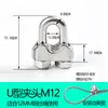 Cable de Acero de Alambre Clip Sencillo Clip Doble Acero Inoxidable 304 Abrazadera para Cable de Acero Hebilla de Bloqueo Clip Sencillo Clip Doble Conector de Fijación