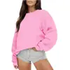 Comércio Exterior Novos Moletons Masculinos e Femininos de Outono e Inverno Soltos Casuais Esportivos Pulôveres Moletons de Outono e Inverno de Gola Redonda Blusas de Lã