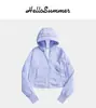 Roupa Leve com Proteção Solar para Mulheres no Verão, Anti-UV, Secagem Rápida, Fresca, Respirável, Jaqueta Repelente à Água, Jaqueta Curta