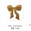 Fabricante Lentejuela Parche de Tela Parche de Tela Bordado Patrón Accesorios de Ropa Parche de Lentejuela Parche Bordado Lazo Listo para Enviar Venta al por Mayor